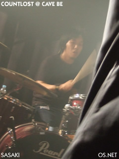 2007/003/22 COUNTLOST@Cave be 佐々木(dr)