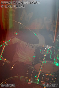 2007/06/17 COUNTLOST@新宿Live Freak：佐々木