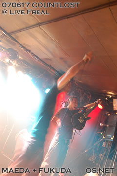 2007/06/17 COUNTLOST@新宿Live Freak：前田+福田