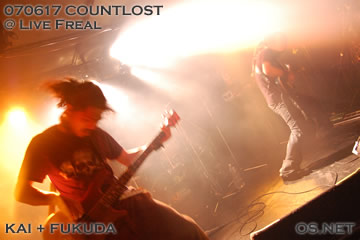 2007/06/17 COUNTLOST@新宿Live Freak：甲斐+福田