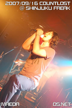 2007/09/16 COUNTLOST@新宿LIVE-FREAK：前田