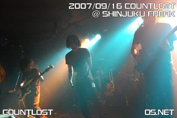 2007/09/16 COUNTLOST@新宿LIVE-FREAK