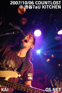 2007/10/06 COUNTLOST@渋谷Tau KITCHEN：マサル